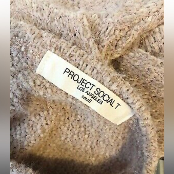 Project Social T Sweater Top Size S
Purple Back Button Up - Picture 3 of 3